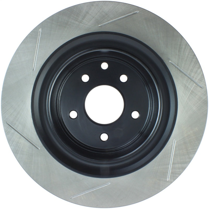 StopTech Power Slot 07-08 Infinity G35 2WD Sport Sedan / 08-09 G37 SportStop Slotted Rear Left Roto
