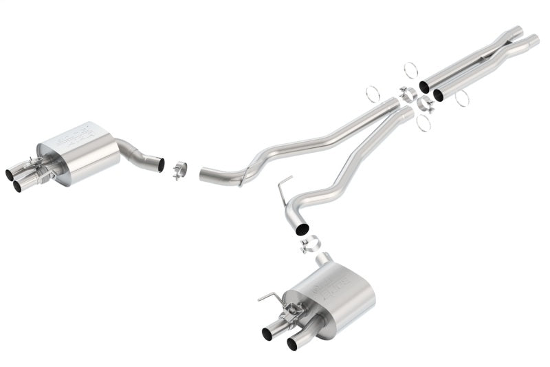 Borla 140684 ATAK Cat-Back Exhaust System for 2015-2020 Ford Mustang Shelby GT350 5.2L V8
