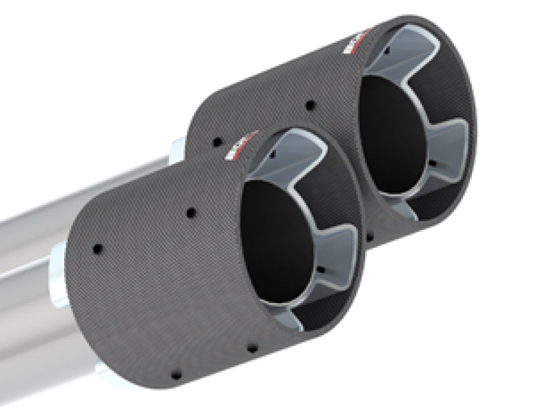 Borla ATAK Cat-Back Exhaust System with Carbon Fiber Tips for 2020-2026 Ford Explorer ST, Explorer Platinum, and Lincoln Aviator 3.0L V6 EcoBoost | Part Number 140821CF