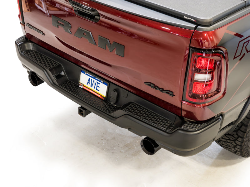 AWE Tuning 2025+ RAM 1500 3.0TT Rebel 0FG Cat-Back Exhaust with Diamond Black Tips