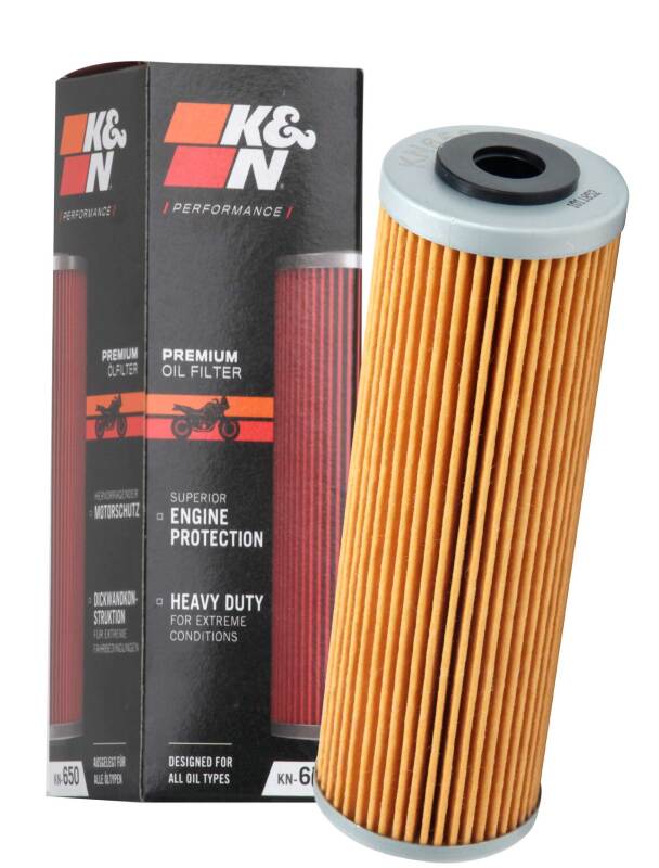 K&N Engineering KN-650 Premium Powersports Cartridge Oil Filter