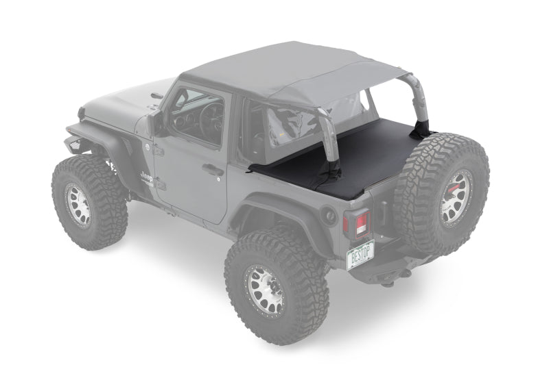 Bestop Duster Deck Cover for Jeep Wrangler JL 2-Door (2018-2026) - Black Diamond