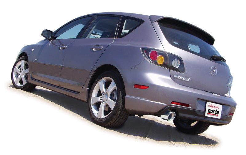 Borla 140121 S-Type Cat-Back Exhaust System for 2004–2009 Mazda 3 2.3L