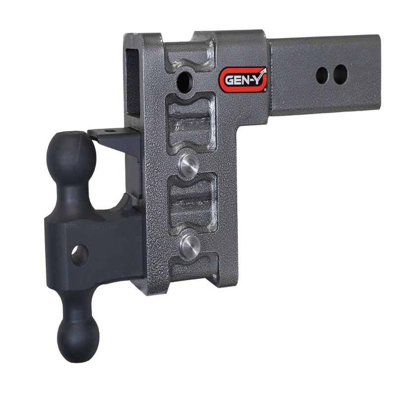Gen Y Mega Duty 3In Shank 6In Drop 3500 lb TW 32K Hitch w/ GH-0161 Dual-Ball w/ GH-0162 Pintle Lock