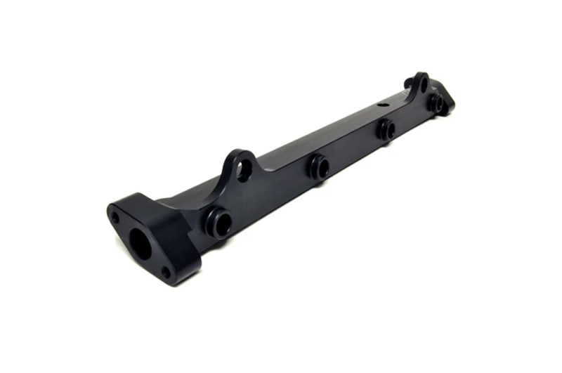 AEM 25-131BK High Volume Black Fuel Rail for Mitsubishi 4G63 Evo 8 and Evo 9