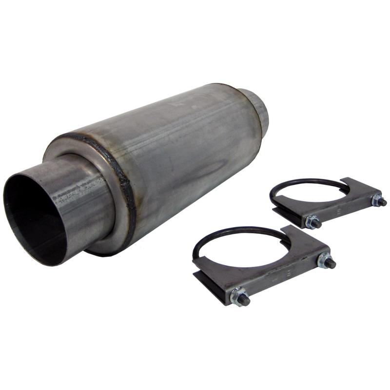 MBRP Armor Lite Universal Resonator mbrpR2009, 4-Inch Inlet/Outlet, Aluminized Steel