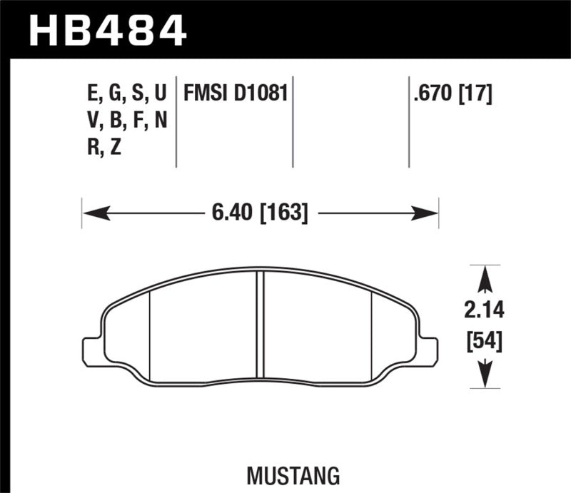 HAWK HPS Brake Pad Sets