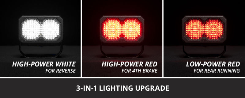 Diode Dynamics Stage Series C2R White Flood Standard LED Pod, Part Number DD8450S