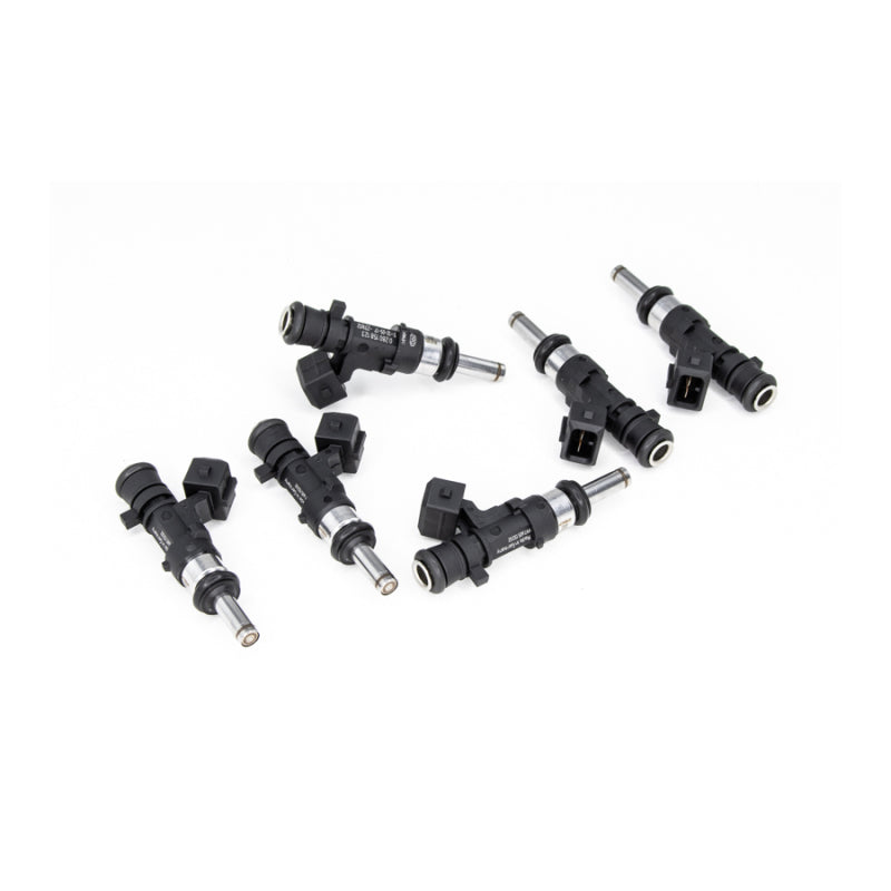 DeatschWerks DWK17MX-00-0600-6 600cc Top-Feed Fuel Injectors for BMW E46 M52 and E90-E93 N52