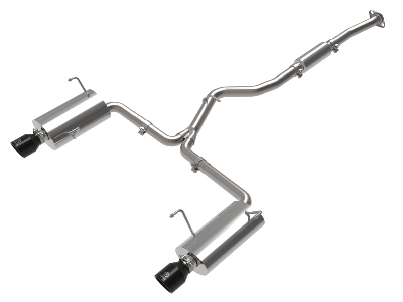 aFe Takeda Cat-Back Exhaust with Black Tips for 2014-2018 Subaru Forester XT 2.5L Turbo, Part Number 49-36804-B