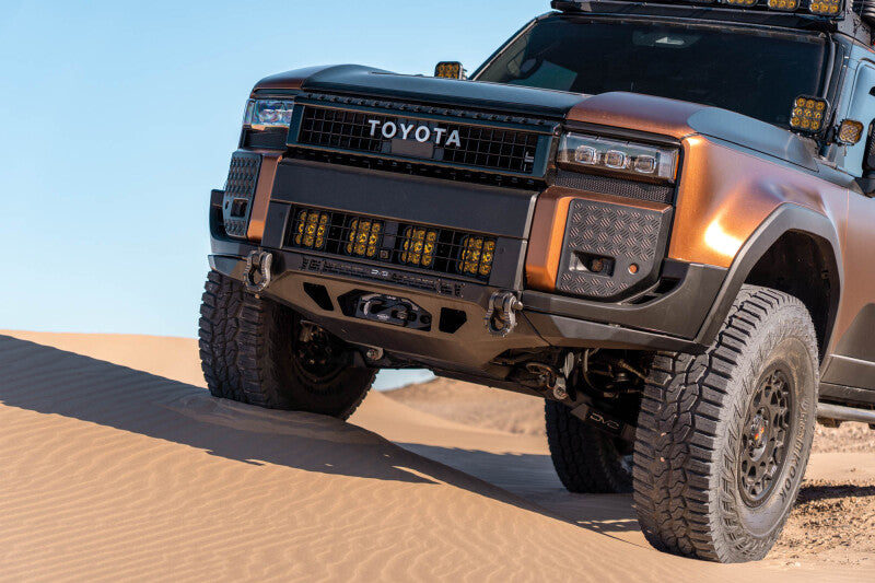 DV8 Offroad Spec Series Front Bumper for 2024-2026 Toyota Land Cruiser, Part Number dveFBTL4-02