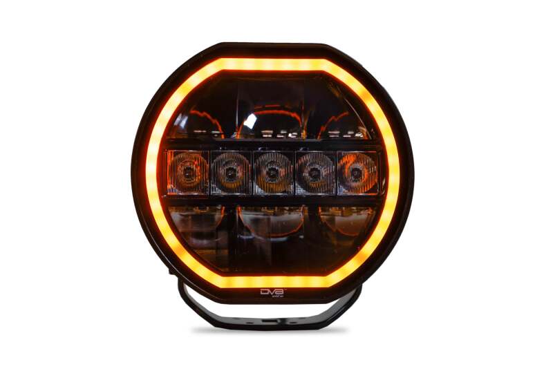 DV8 Offroad BE7RW108W-H 7-Inch Halo Elite Round Light with Accent Halo