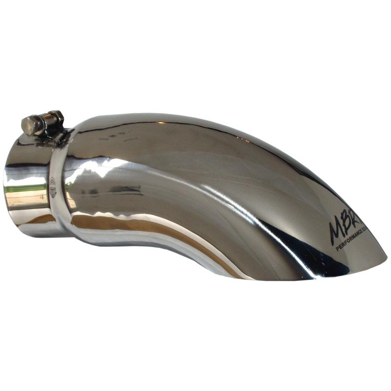 MBRP T5086 Armor Pro Exhaust Tip, 4-Inch Inlet, 5-Inch Outlet, Turn Down