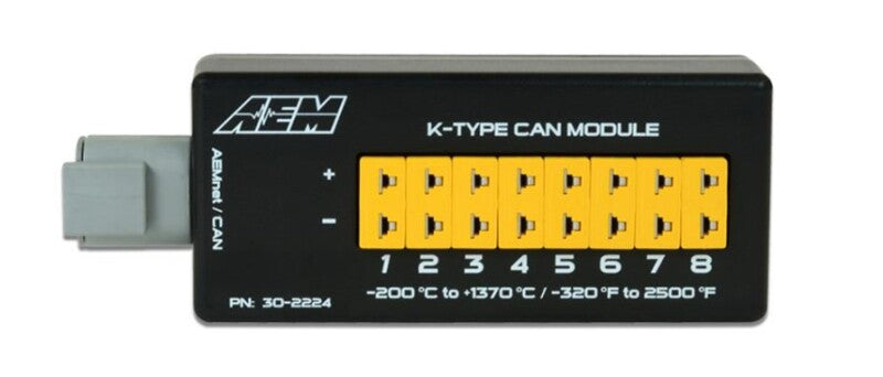 AEM 8-Channel K-Type Thermocouple EGT CAN Module 30-2224