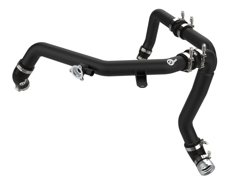 aFe POWER BladeRunner Hot Charge Pipe Kit, Part 46-20588-B, Black, 2021-2026 Ford Bronco 2.7L V6 Turbo