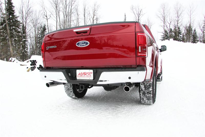 MBRP Armor Plus Cat-Back Exhaust System S5258409 for 2015-2016 Ford F-150 5.0L