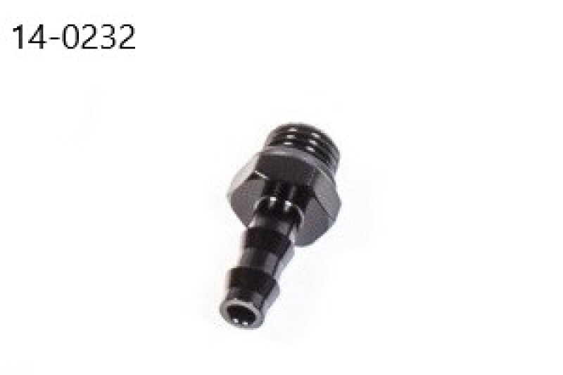 Radium Engineering rad14-0232 4AN ORB Male to 8mm Hose Barb Adapter Fitting