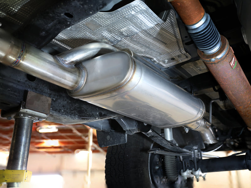 aFe 2024+ Ford Ranger L4-2.3L (t) Rock Basher 2.5in 409SS Cat-Back Exhaust