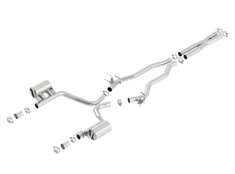 Borla ATAK Cat-Back Exhaust System with Merge X-Pipe, Part Number 140675