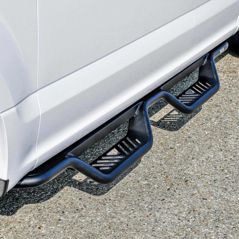Westin Outlaw Drop Nerf Step Bars for Ford F-150, F-250, F-350 SuperCab – Textured Black, Part Number WES20-13935