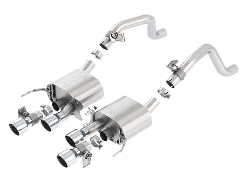 Borla 11856 ATAK Axle-Back Exhaust System for 2014-2019 Chevrolet Corvette C7 6.2L V8
