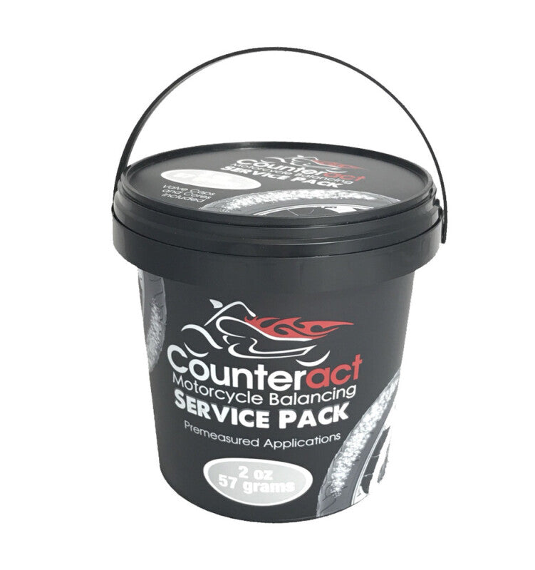 Counteract Motorcycle Balance Beads Shop Service Bucket - 20 Packs of 2oz Bags