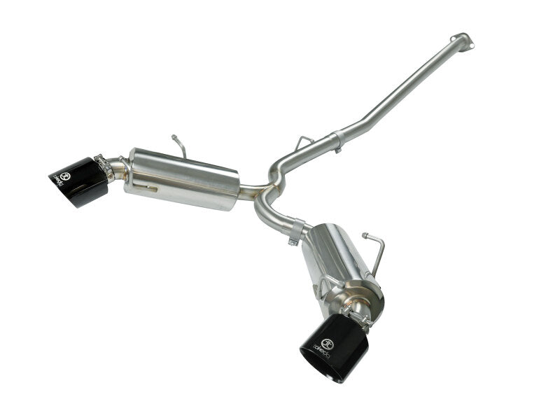 aFe Takeda 49-36023-B Dual Cat-Back Exhaust System with Black Tips for Toyota GR86, Scion FR-S and Subaru BRZ