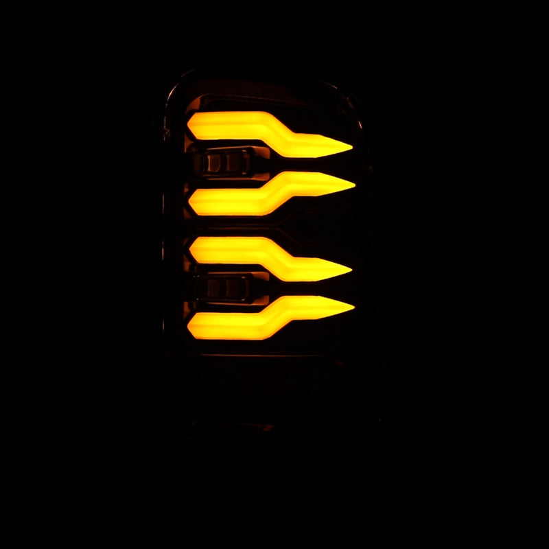 AlphaRex LUXX-Series LED Tail Lights for 1994-2001 Dodge Ram 1500, 2500 and 3500 - Black