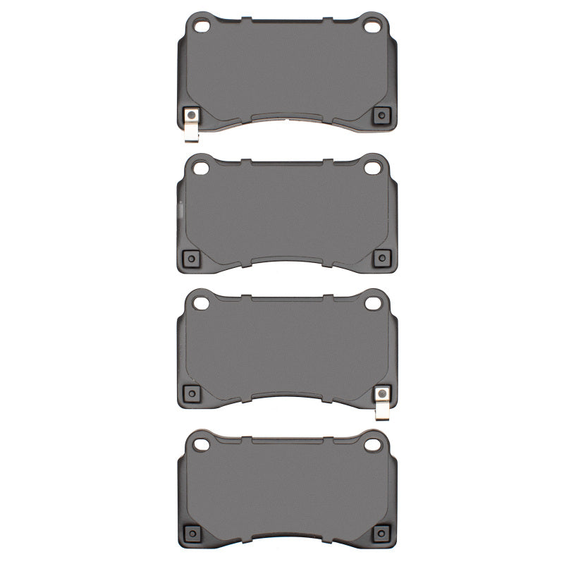 R1 Concepts Optimum OEp Rear Brake Pads and Hardware Kit for Nissan GT-R, Part Number RNC2551-1383-01