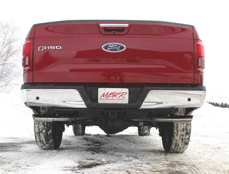 MBRP S5257409 Armor Plus Cat-Back Exhaust System for 2015-2016 Ford F-150 5.0L