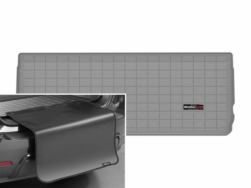 WeatherTech 25-26 Ford Expedition Behind 3rd Row Cargo Liner with Bumper Protector – Gray
