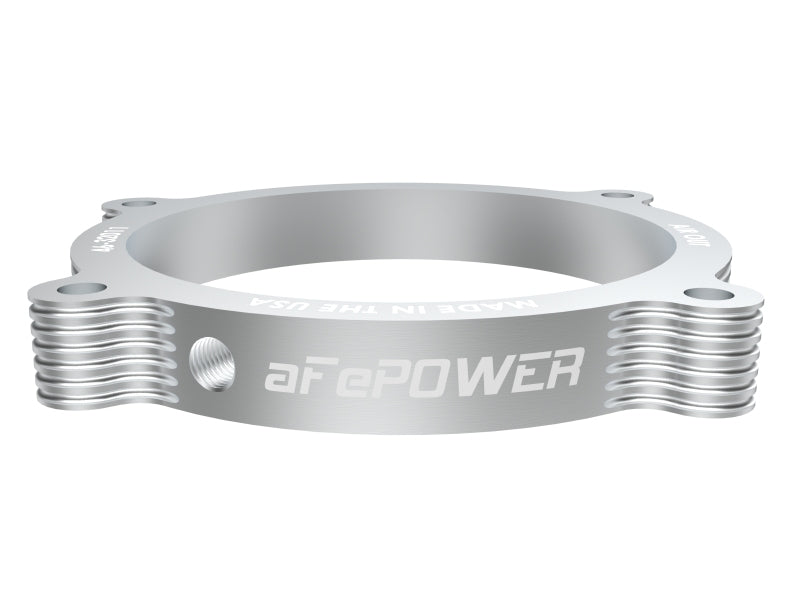 aFe Silver Bullet Throttle Body Spacer Kit, Part Number 46-32011, for 2021-2024 Ram 1500 TRX 6.2L V8