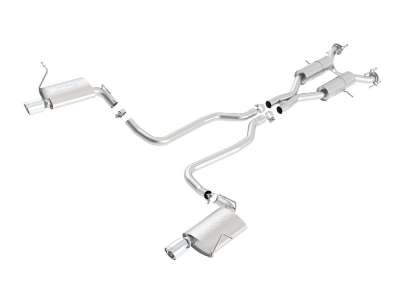Borla 140406 Touring Cat-Back Exhaust System for 2011-2021 Jeep Grand Cherokee 5.7L V8