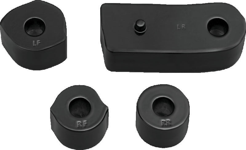 Kuryakyn 7508 Driver Floorboard Spacers for 2018-Up Harley-Davidson Softail Models, Gloss Black