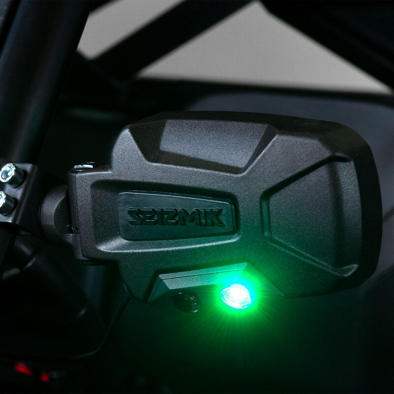 Seizmik 24+  Polaris/Cam-am/Honda/Kaw Pursuit Night Vision Sideview Mirror Adj. 1.75-2 in. ROP -Pair
