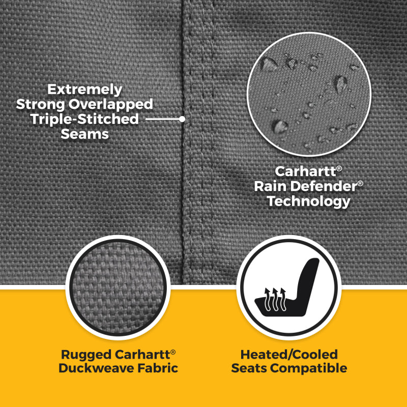 Covercraft Carhartt SeatSaver Custom Seat Cover for Toyota Tacoma 2024-2025 - Gravel
