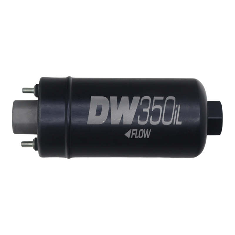 DeatschWerks 350 LPH DW350iL In-Line External Fuel Pump w/ Mounting Brackets