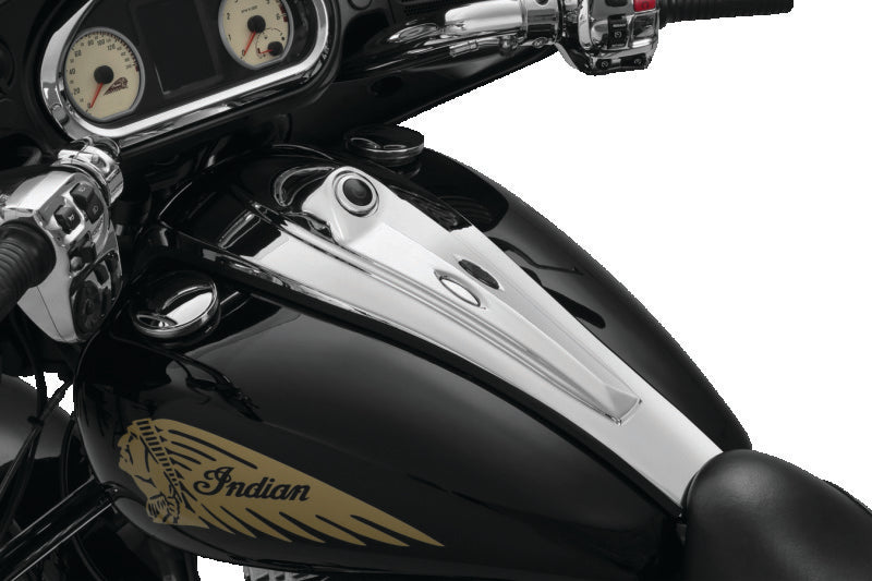 Kuryakyn 5626 John Shope Series Chrome Dash Console for Indian Chieftain and Roadmaster