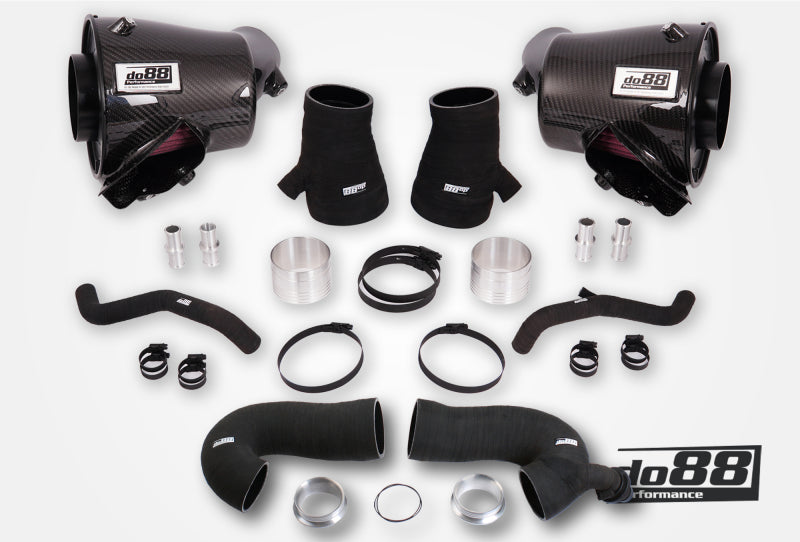 do88 Porsche 911 Turbo/Turbo S (992.1) Induction System with 80mm Outlet and Turbo Inlet Hoses