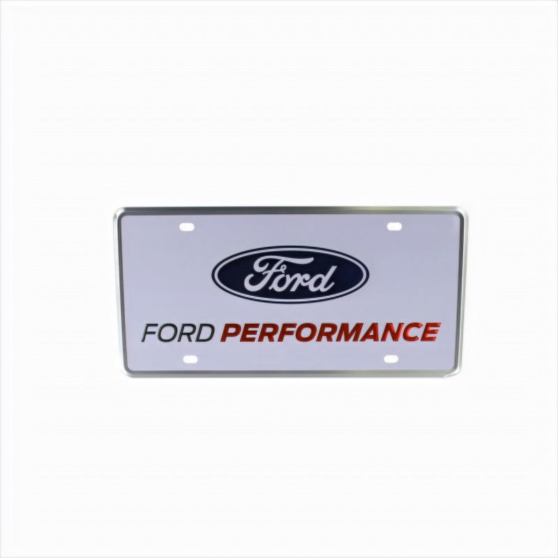 Ford Racing frpM-1828-FPONE Ford Performance White License Plate - Single