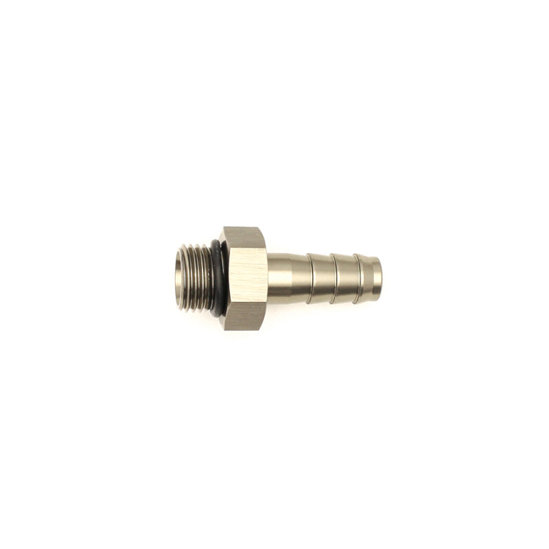 DeatschWerks 6AN ORB Male to 3/8-Inch Male Triple Barb Fitting with O-Ring, DWK6-02-0501