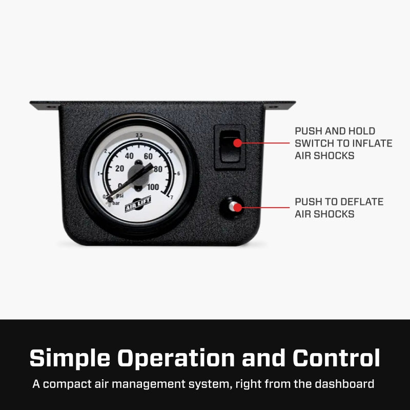 Air Lift LoadController II Single-Path Air Spring Control System with Low Pressure Sensor, Part Number ALF25592