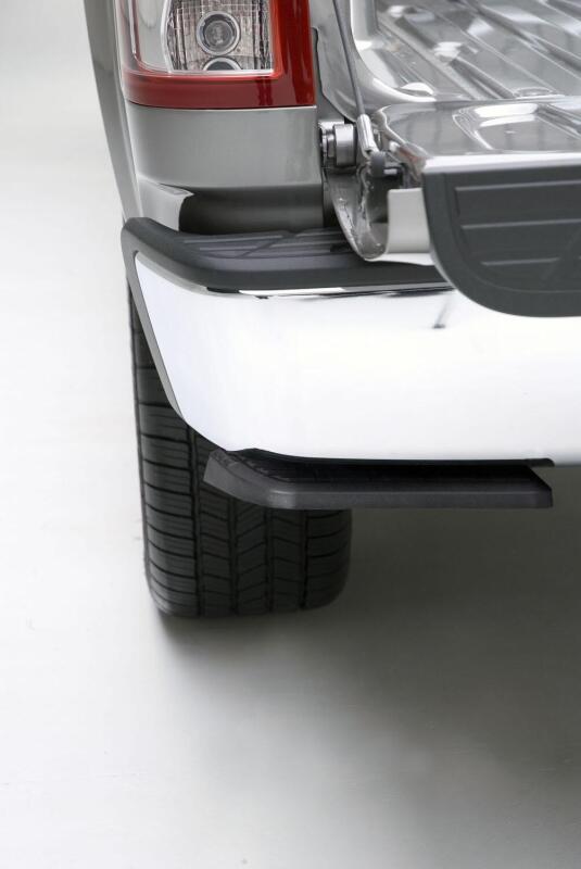 AMP Research BedStep Retractable Rear Bumper Access Step AMP75300-01A for Chevrolet Silverado and GMC Sierra