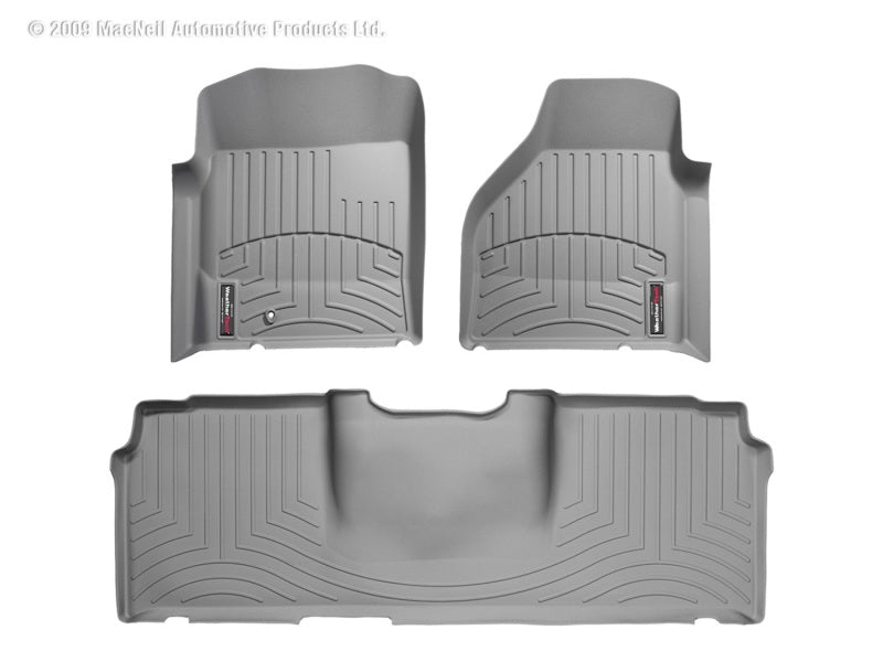 WeatherTech 06-08 Dodge Ram Truck Front and Rear Floorliners - Grey