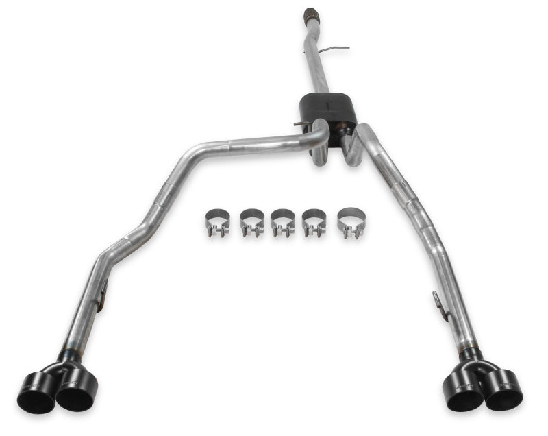 Flowmaster American Thunder Cat-Back Exhaust System for 2019-2026 GM Silverado & Sierra 1500 with 5.3L Engine - Quad Tips
