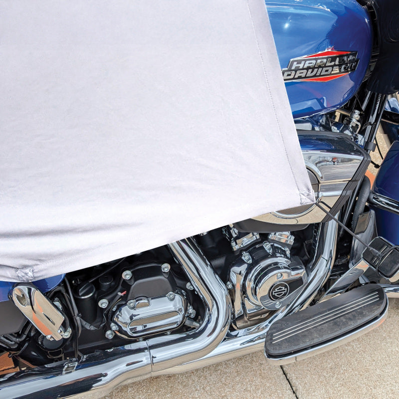 DEI Motorcycle Seat Shade Cover DEI902328 with Hooks, Straps and Storage Bag