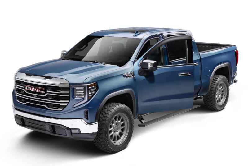 AMP Research PowerStep Plug-N-Play Automatic Running Boards, Part Number 76255-01A, for 2022-2026 Chevrolet Silverado and GMC Sierra