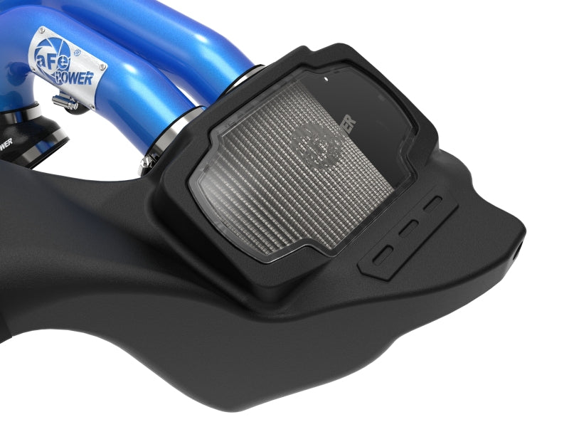 aFe Momentum XP Cold Air Intake System with Pro DRY S Filter, Blue - 50-30072DL