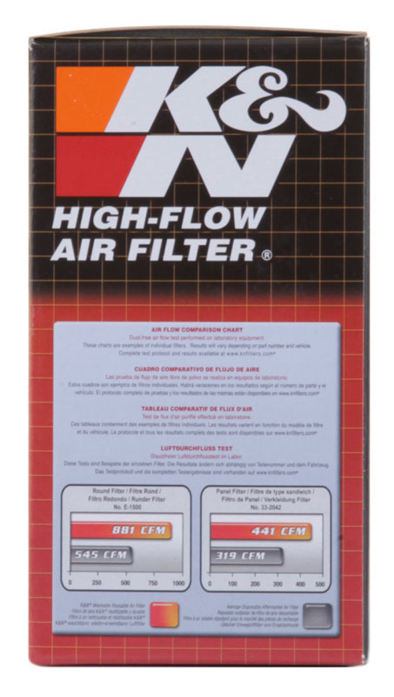 K&N Engineering E-3322 Custom Air Filter, Round 5.25-Inch ID x 6.25-Inch OD x 2.5-Inch Height
