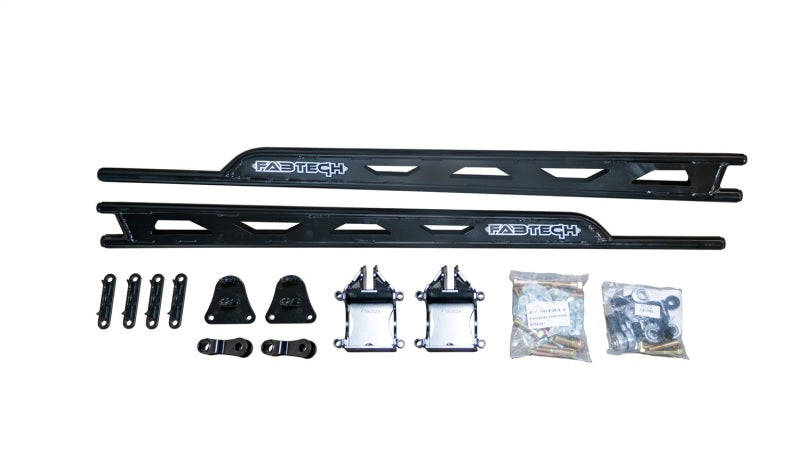 Fabtech fabFTS62003BK - 99-10 Ford F250/F350 4WD Floating Rear Traction Bar System
